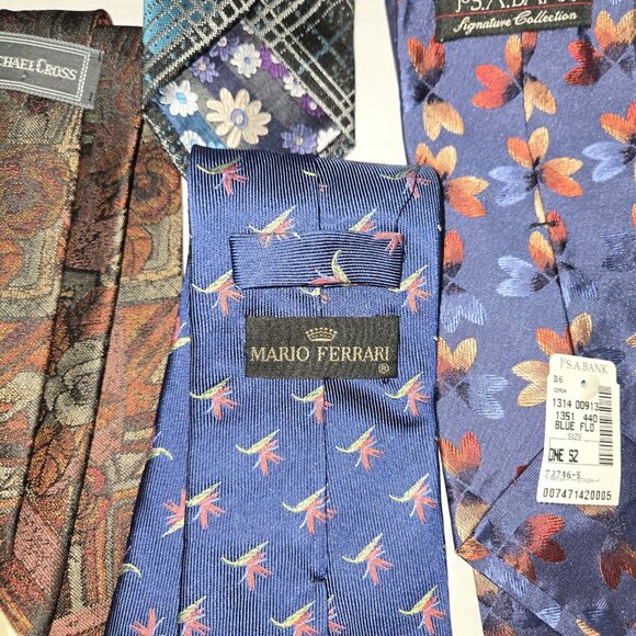 Lot of Preppy Neckties Mens Ties 20pc Classic Casual Workwear EUC - Picture 8 of 8